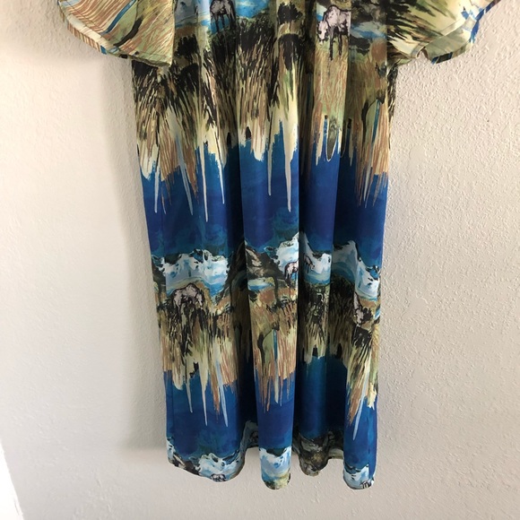☀️& OTHER STORIES mountain print tunic dress NEW - Picture 4 of 8